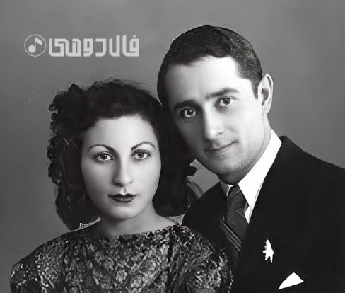 پرویز ناتل خانلری و بانو زهرا کیا
